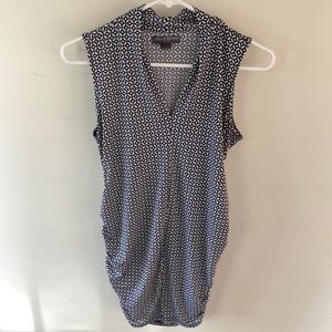 Fitted maternity blouse